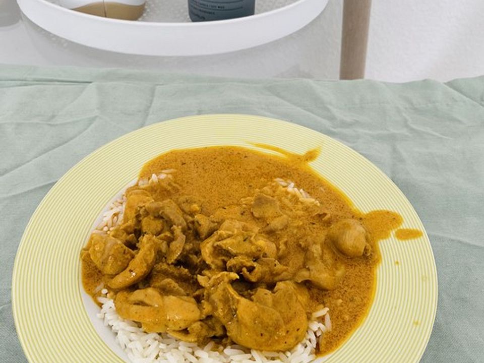 Cremiges Curry-Geschnetzeltes mit zwei Varianten von Ambreda| Chefkoch