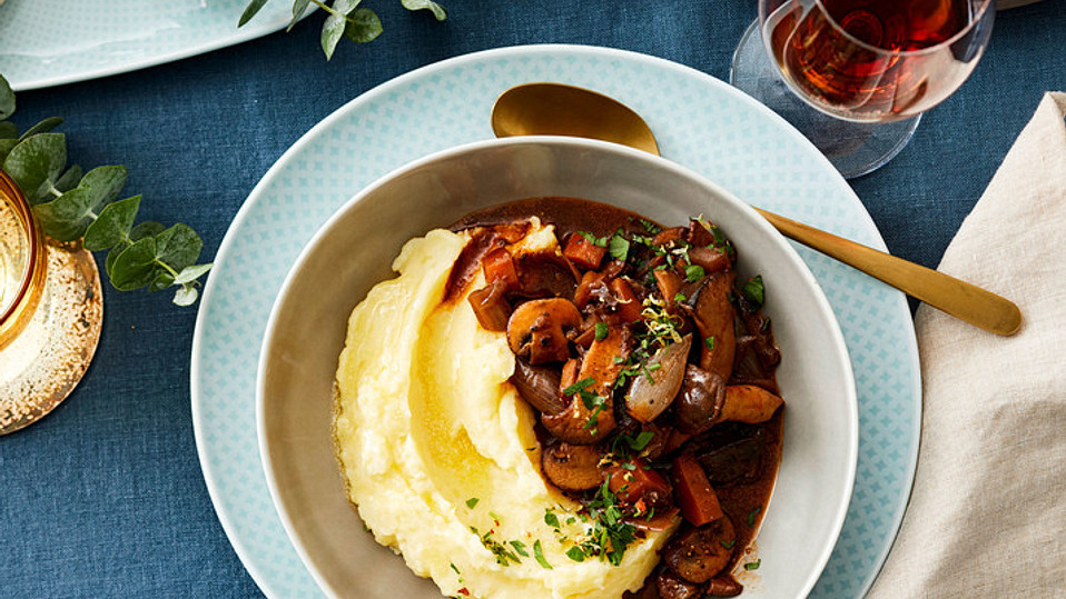 Pilz-Ragout-la-Bourguignonne