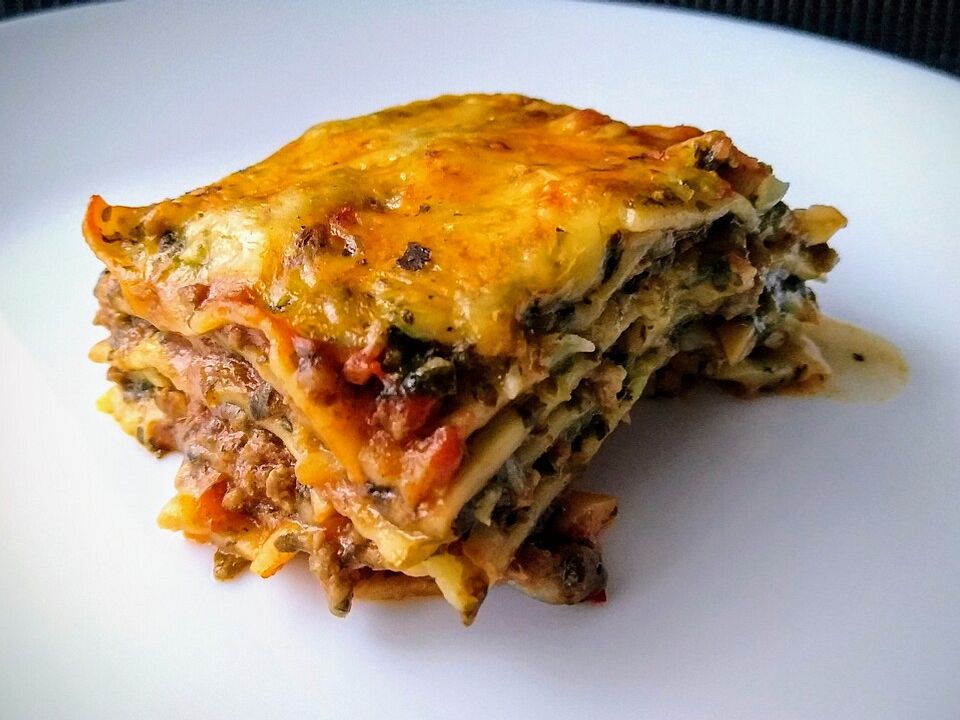 Lasagne mit Hackfleisch und Spinat von eiscreme23| Chefkoch