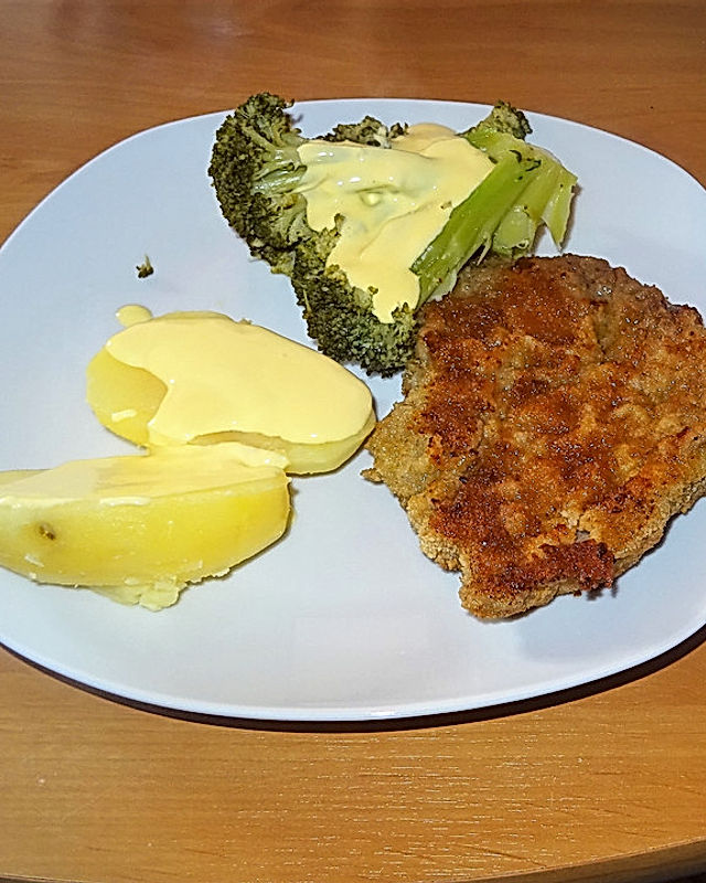 Schweinenacken-Steak mit Brokkoli und Kartoffeln à la Didi
