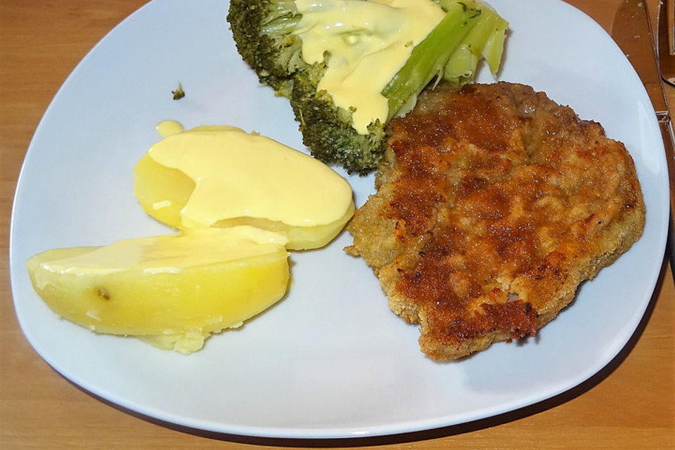 Schweinenacken-Steak mit Brokkoli und Kartoffeln à la Didi