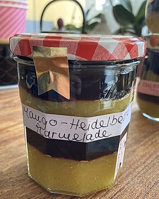 Mango-Heidelbeer-Marmelade