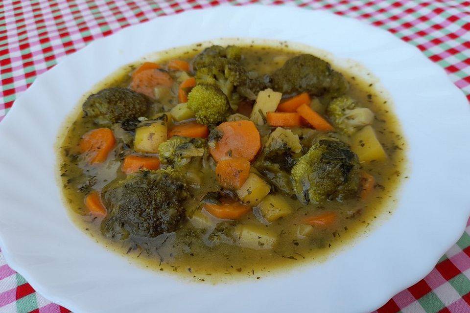 Brokkoli-Kartoffelsuppe