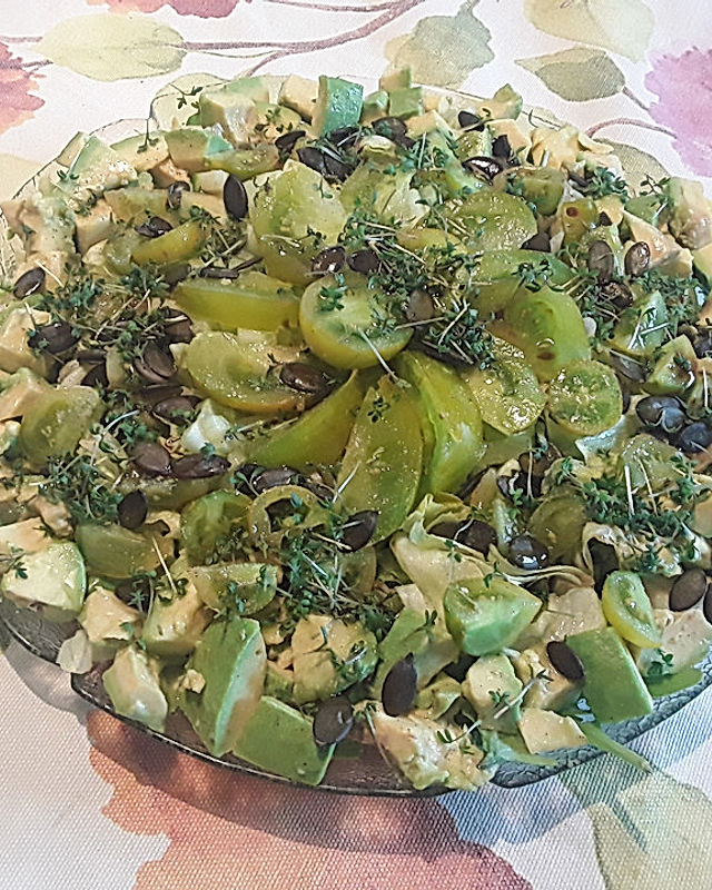 Richtig grüner Salat