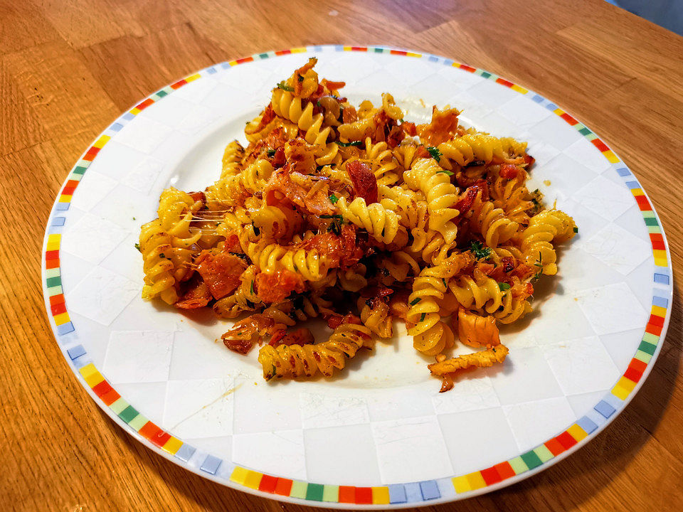 Gebratene Schinkennudeln mit Käse von fussel_dlx| Chefkoch