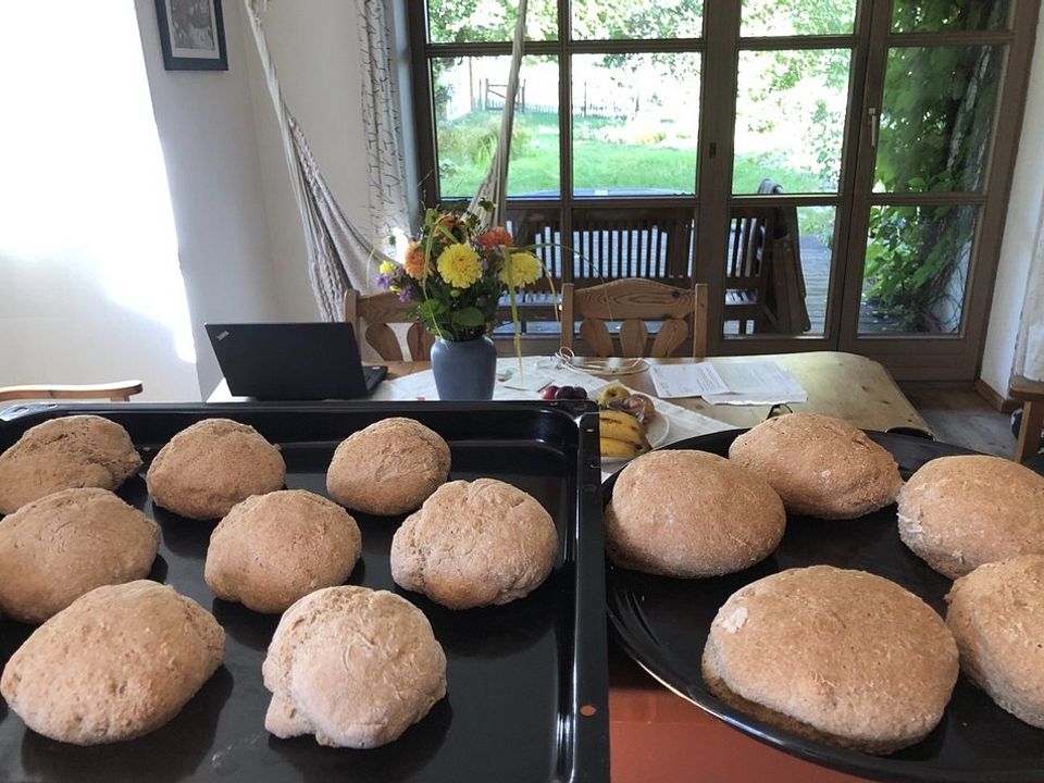 Schnelle Brötchen mit Weizen- und Dinkelvollkornmehl von nisvli | Chefkoch