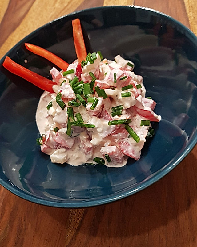 Paprika-Feta-Salat