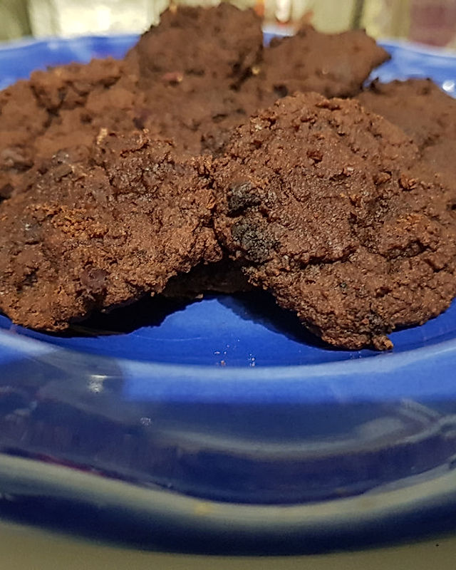 Gesalzene Schokocookies aus Kidneybohnen