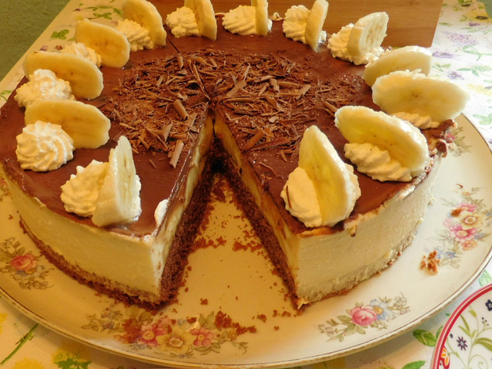 Bananentorte mit Schokoladenglasur von Anaid55 | Chefkoch