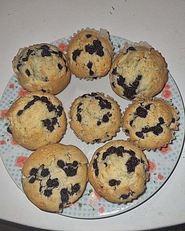 Vanillepudding-Heidelbeer-Muffins
