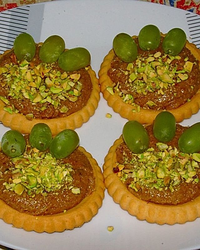 Tunesische Sesam-Honig-Tarteletts
