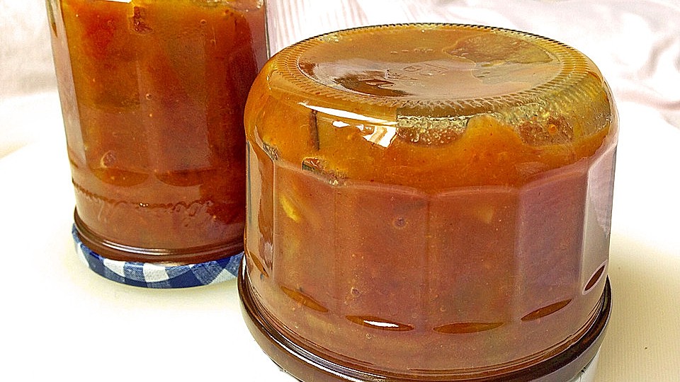 Relish von grünen Tomaten von Pusteblume2| Chefkoch