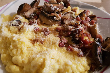 Cremige Polenta Mit Pilzen Von Twiggys Chefkoch 