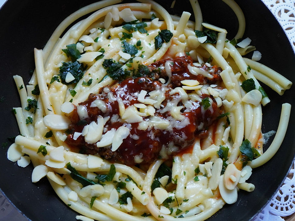 Makkaronipfanne mit Sauce Bolognese von dieter_sedlaczek| Chefkoch