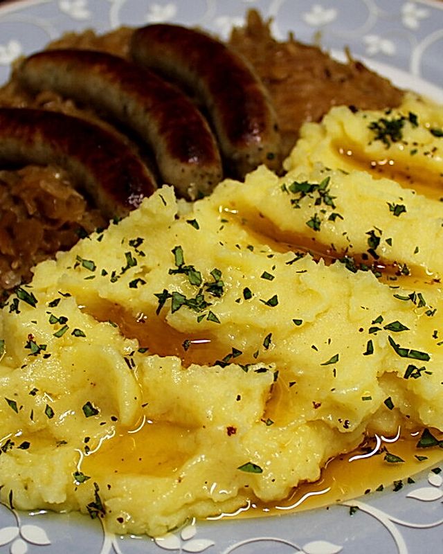 Kartoffelpüree mit brauner Butter