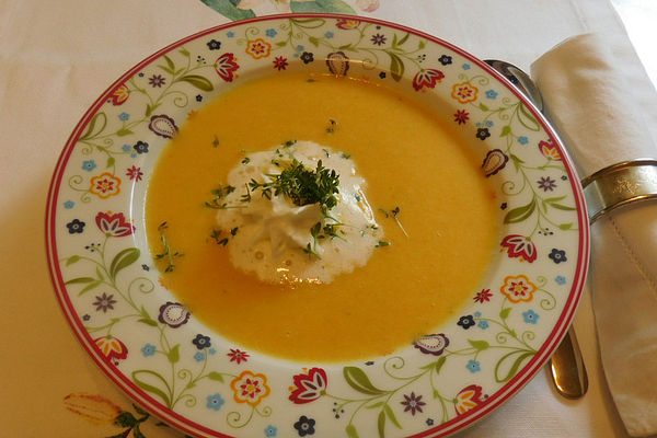 Cremige Karottencremesuppe mit Orangensaft von Anaid55 | Chefkoch