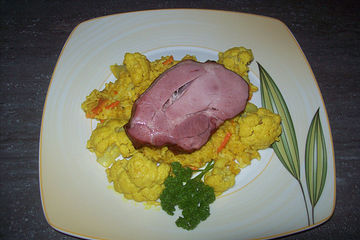 Curryreispfanne mit Gemüse