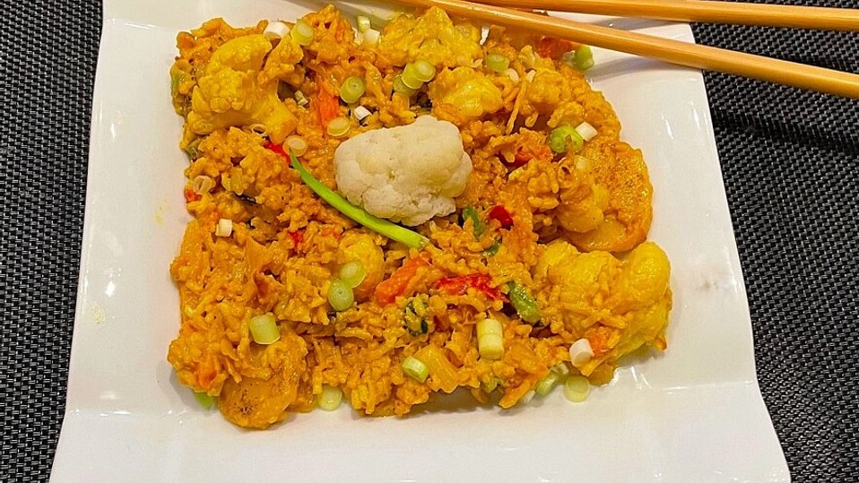 Curryreispfanne mit Gemüse von chiara