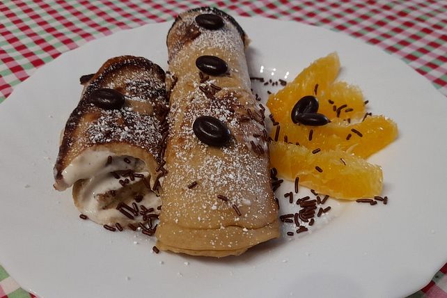 Pfannkuchen mit Bananen und Dinkelmehl von eisbobby| Chefkoch Pfannkuchen mit Bananen und Dinkelmehl von eisbobby| Chefkoch