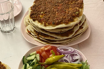 Vegane Lahmacun - türkische Pizza
