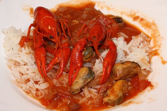 Louisiana-Flusskrebse mit Muscheln in Tomatensauce von Klaumix| Chefkoch