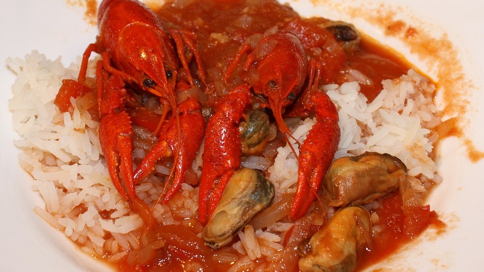 Louisiana-Flusskrebse mit Muscheln in Tomatensauce von Klaumix