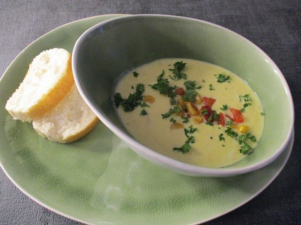 Cremige Maissuppe mit Gemüse von Xariki| Chefkoch