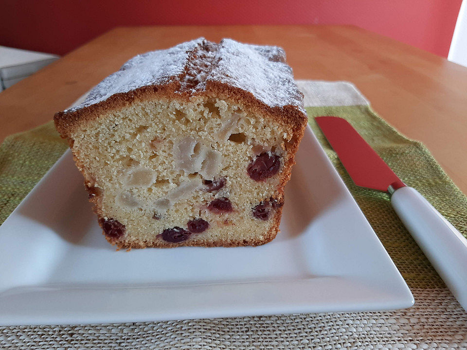 Birnen-Cranberry-Kuchen von slyvia| Chefkoch