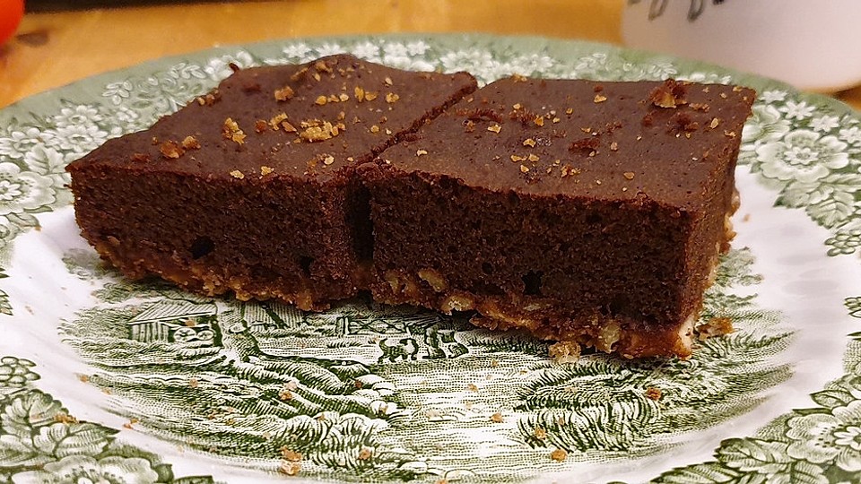 Brownies Mit Brezelboden Von Nerorose Chefkoch 