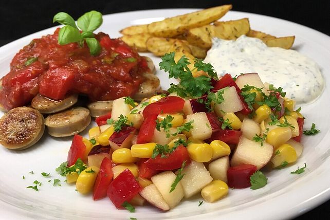 Maissalat mit Apfel und Paprika von Sheila1978| Chefkoch