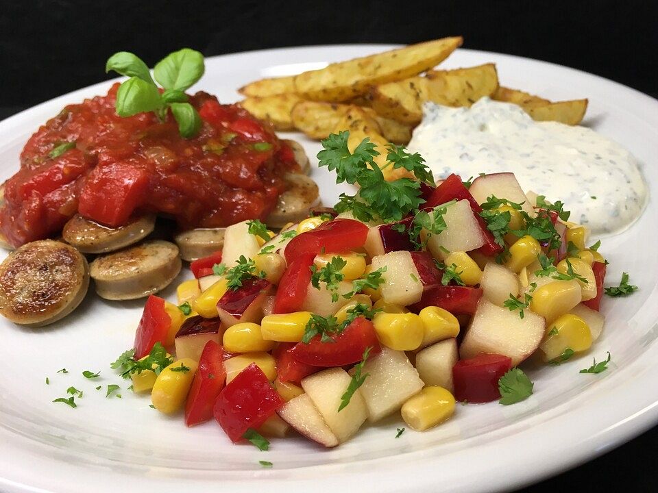 Maissalat mit Apfel und Paprika von Sheila1978| Chefkoch