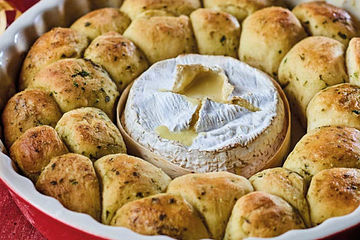 Pull-apart-Brot mit Camembert