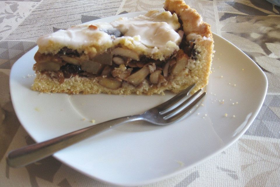 Gedeckter Apfelkuchen