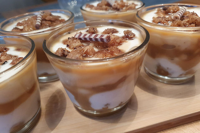 Winterliche Quarkcreme mit Karamell und Walnusskrokant von fritz_zorn ...