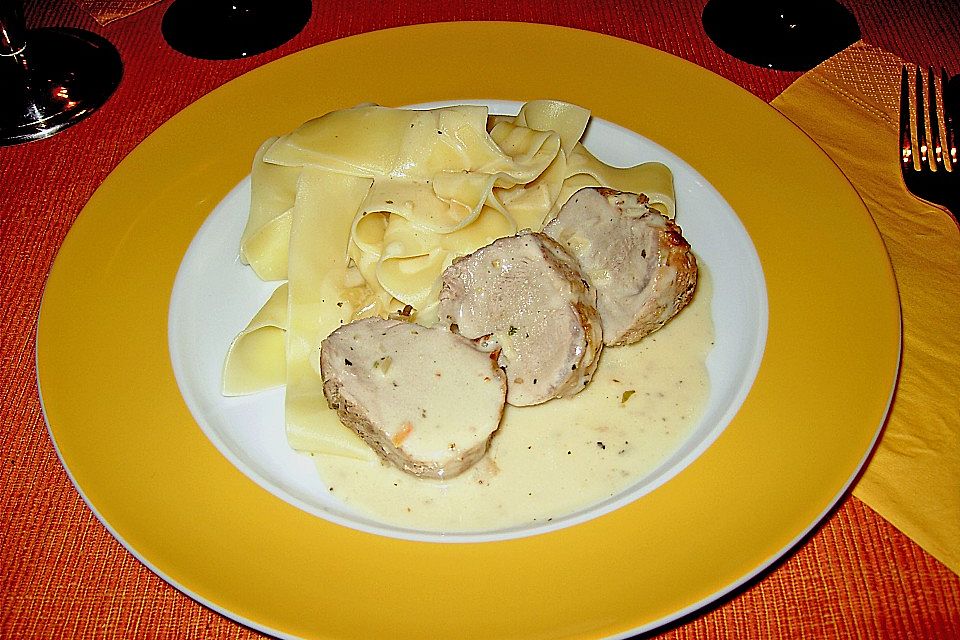 Schweinefilet in Weißwein - Sauce