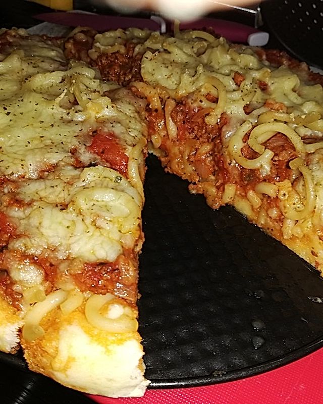 Hackfleisch-Gabelletti-Pizza