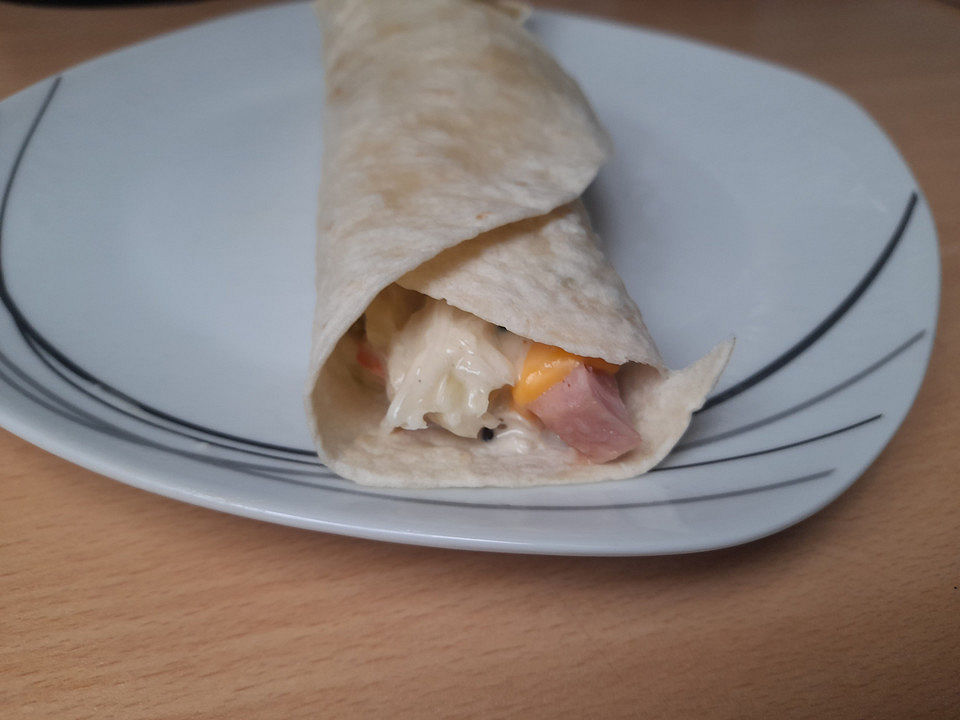 Bayrischer Leberkäse-Wrap von mugel1_1| Chefkoch