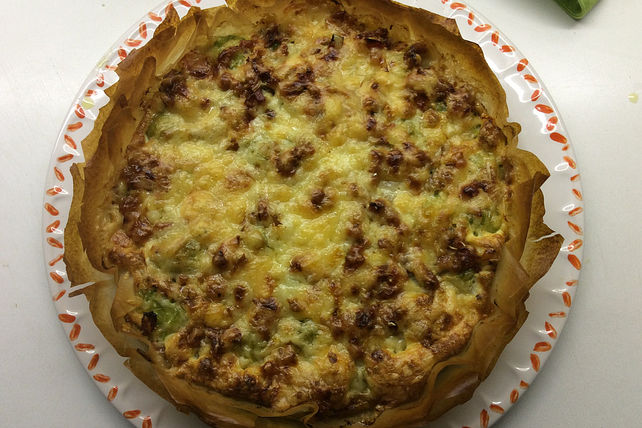 Rosenkohltarte mit Filoteig von Pannepot| Chefkoch