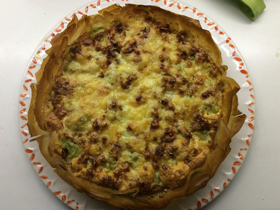 Rosenkohltarte mit Filoteig von Pannepot| Chefkoch