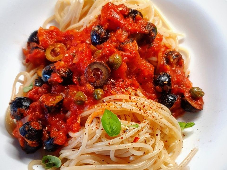 Spaghetti alla Puttanesca von judith| Chefkoch