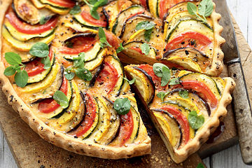 Gemüse-Quiche à la Ratatouille