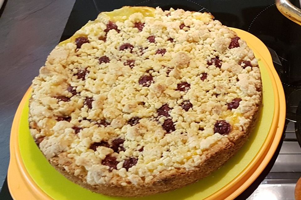 Pudding-Streusel-Kuchen