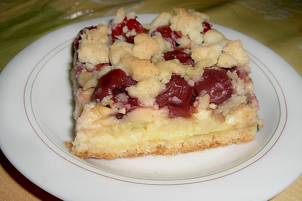 Pudding-Streusel-Kuchen