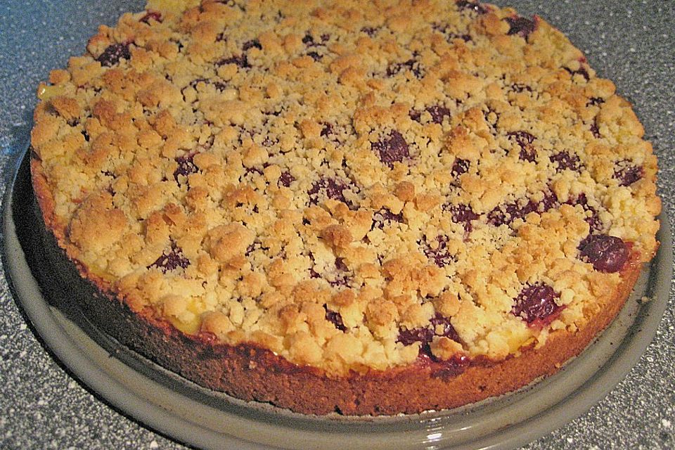 Pudding-Streusel-Kuchen