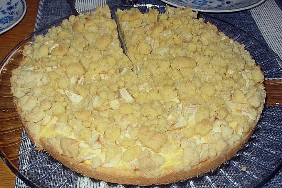 Pudding-Streusel-Kuchen