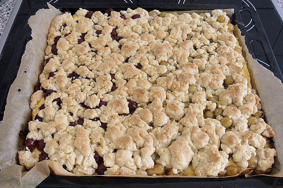 Pudding-Streusel-Kuchen