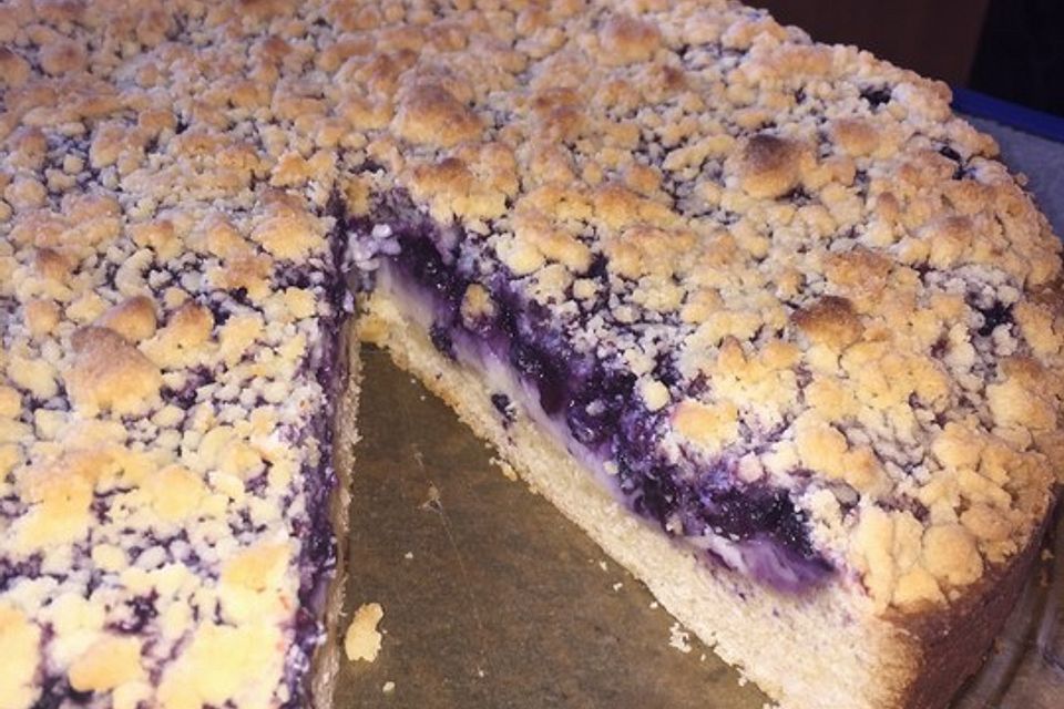 Pudding-Streusel-Kuchen