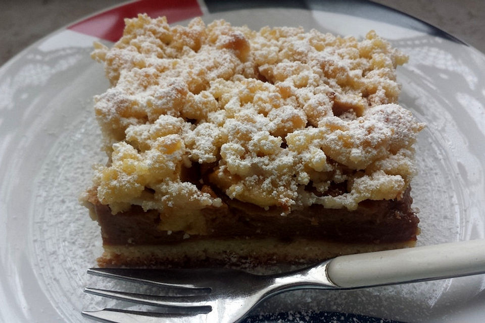 Pudding-Streusel-Kuchen