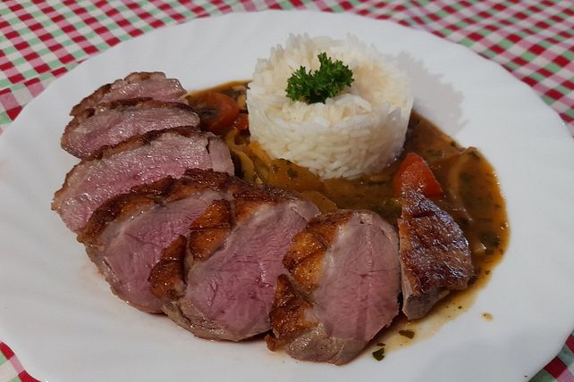 Entenbrust mit süß-sauer Sauce von eisbobby| Chefkoch