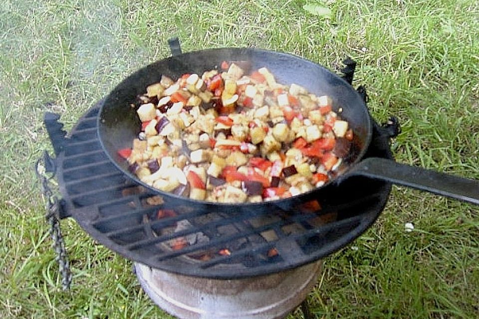 Schnelle Gemüse - Grillpfanne